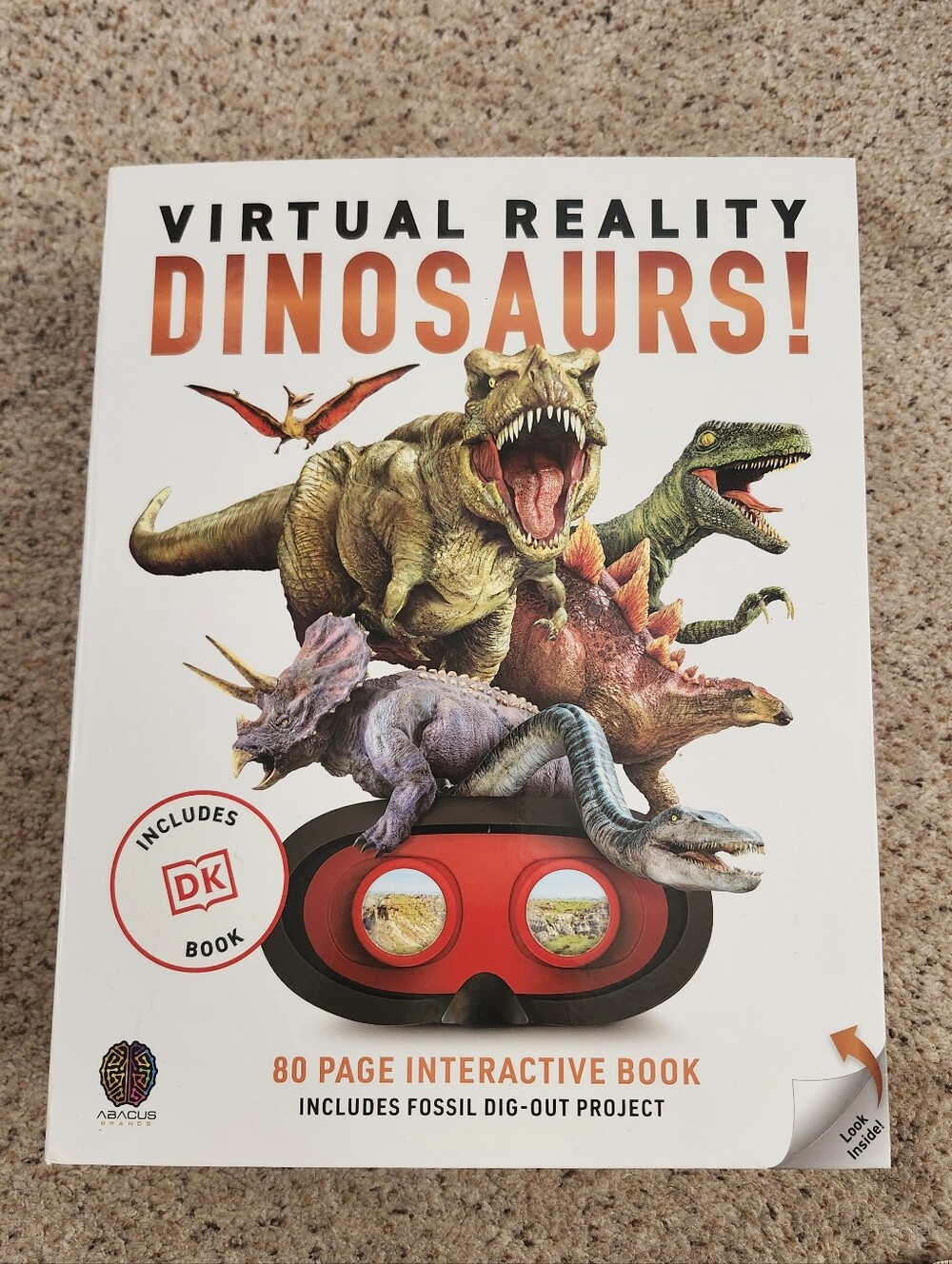 Abacus Brands Virtual Reality Dinosaurs - STEM Science Kit for Kids